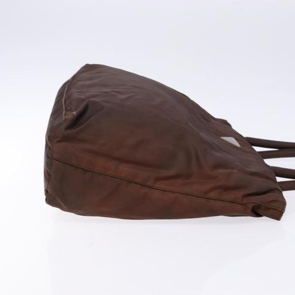 PRADA Tote Bag Nylon Brown Auth 133385 - Picture 3 of 16